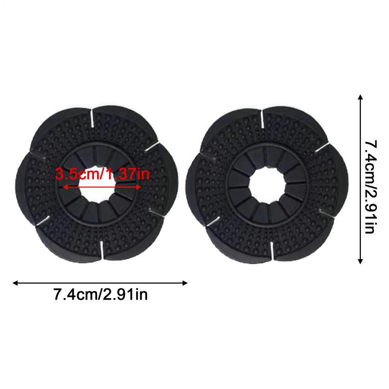 Universal Car Wiper Arm Bottom Hole Protective Cover 2Pcs Windshield Wiper Sleeve Wiper Hole Pad Prevent Leaf Accessories