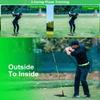 Golf Training Equipment For Swing Accuracy And Ball Striking Golf Practice Aid For Shot Alignment And Stance Improvement