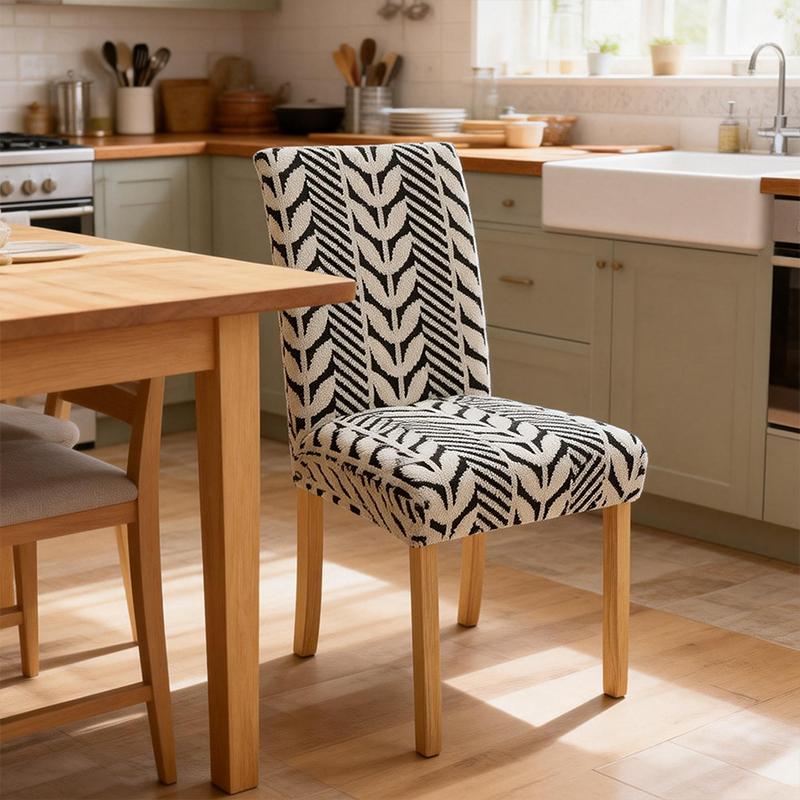 1PC Jacquard Craft Elegant Home Decor Comfortable Cable Knit Pattern Non-slip High Stretch Stain Resistant Multi-Color