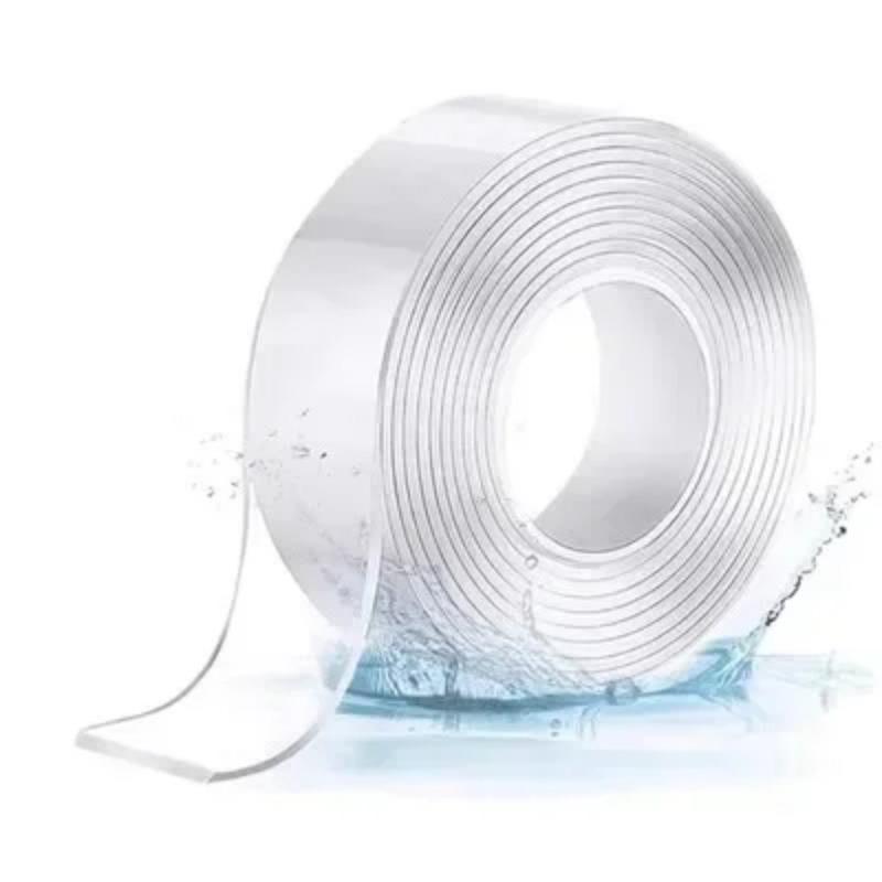 Nano Double-sided Tape Traceless Waterproof Strong Adhesive Tape Reusable Heat Resistant Invisible Gel Kitchen Bathroom Supplies