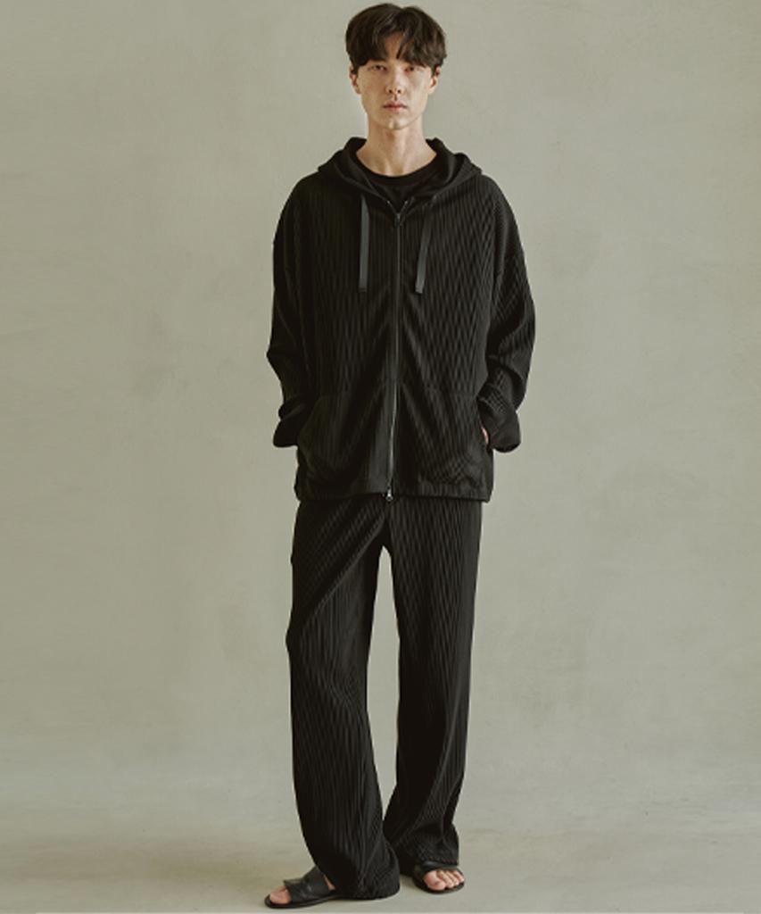 TRIP LE SENS Pleated Wide Silhouette Pants_3 Color
