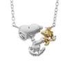 Gin No Snoopy Woodstock Friendship Necklace Sold As a Silver 925 Cubic Zirconia Official PEANUTS Goods [Shinjuku Kura] & (Not Set) Women's