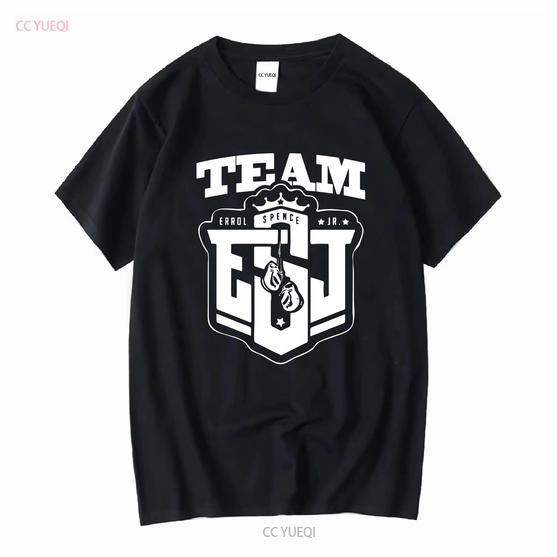 

Errol Spence Jr Boxing Team Mens T Shirt long or short sleeves vintage Washed Breathable Versatile fashion Stretched 4XL