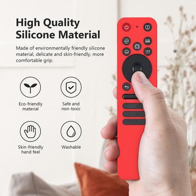 Silicone Case for LG MR25GA Smart TV Magic Remote Protective Cover Compatible with 2025 LG OLED Smart TV Protective Case Cover