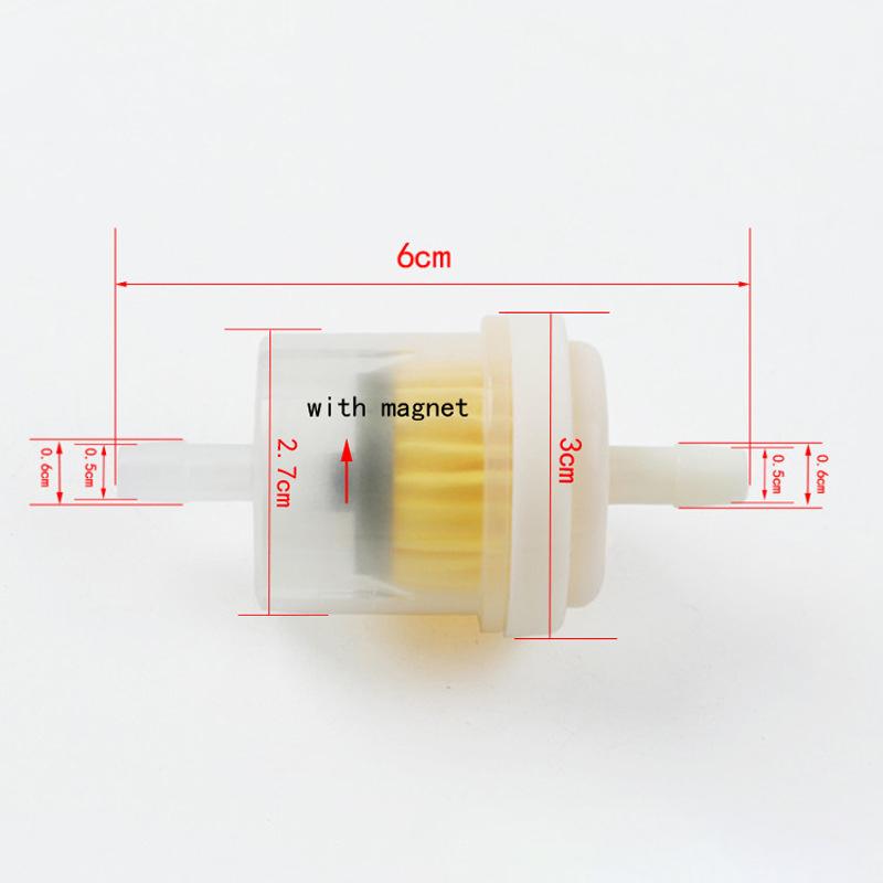 Motorcycle Universal Gas Fuel Filters And Fuel Pipe For 49cc 50cc 110cc 125cc Motocross Dirt Pit Bike Moped Scooter ATV Go Kart