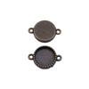 Vintage Metal Bezel Frames Resin Art Bezel Connectors For Photo Craft