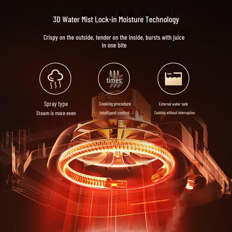 SUPOR 6L Far Infrared Visible Touchscreen Air Fryer CN plug (adapter included)