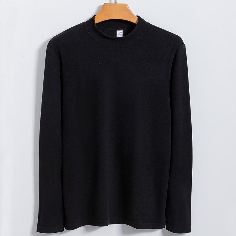 Devlrite Thermal Underwear Men's Half Turtleneck Base Shirt Men's Cashmere Protein T-shirt Thermal Top