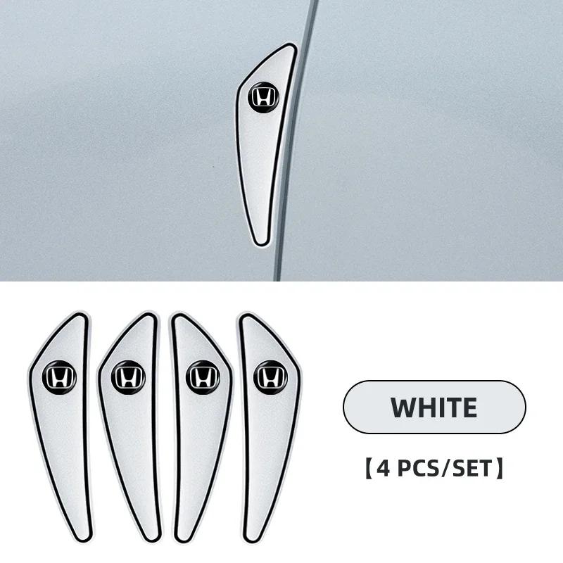 4pcs Car Door Bumper Strip Protection Strip For Honda Civci FIT CRV Accord Jazz HRV Dio Stepwgn Prelude Odyssey City CRX Pilot