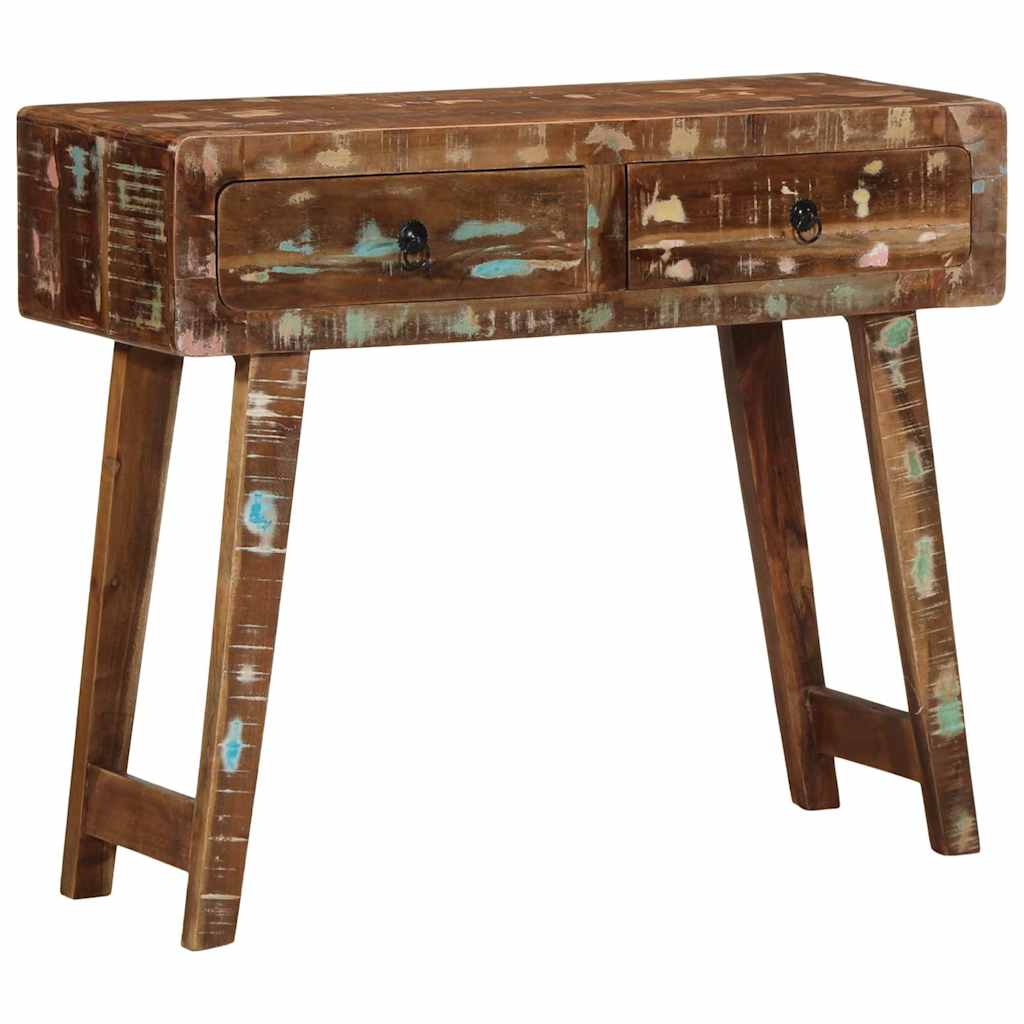 Console Table 90x32x75 cm Reclaimed Solid Wood