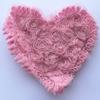 20 Stück Große Chiffon-Rosen-Herz-Aufnäher für DIY Baby Mädchen Kleidung Kleid Strampler Hemden Nähdekorationen Haarschleifen-Zubehör