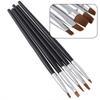 5Pcs Dental Resin Brush Pens Dental Shaping Silicone Adhesive Composite Porcelain Teeth Dentist Tools Dentistry Lab Tool