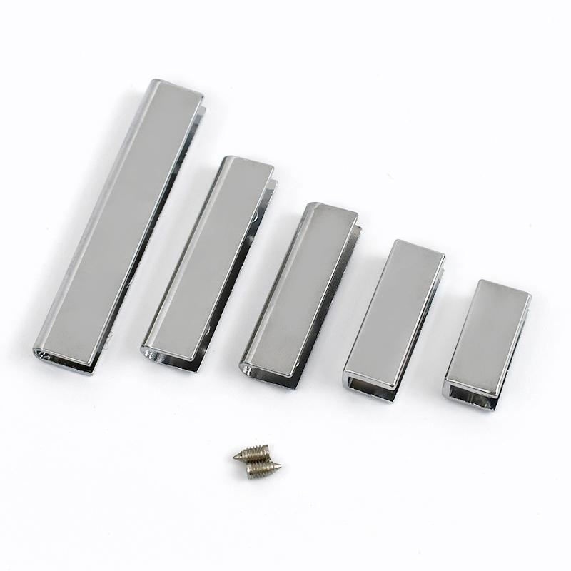 10/20Pcs 20-50mm Metal Tail Clip Buckle Corner Screw Edge Protector Buckles Bag Strap Cover Clasp Webbing End Decoration Stopper