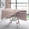 Foldable Stainless Steel Clothes Rack for Indoor/Outdoor Use