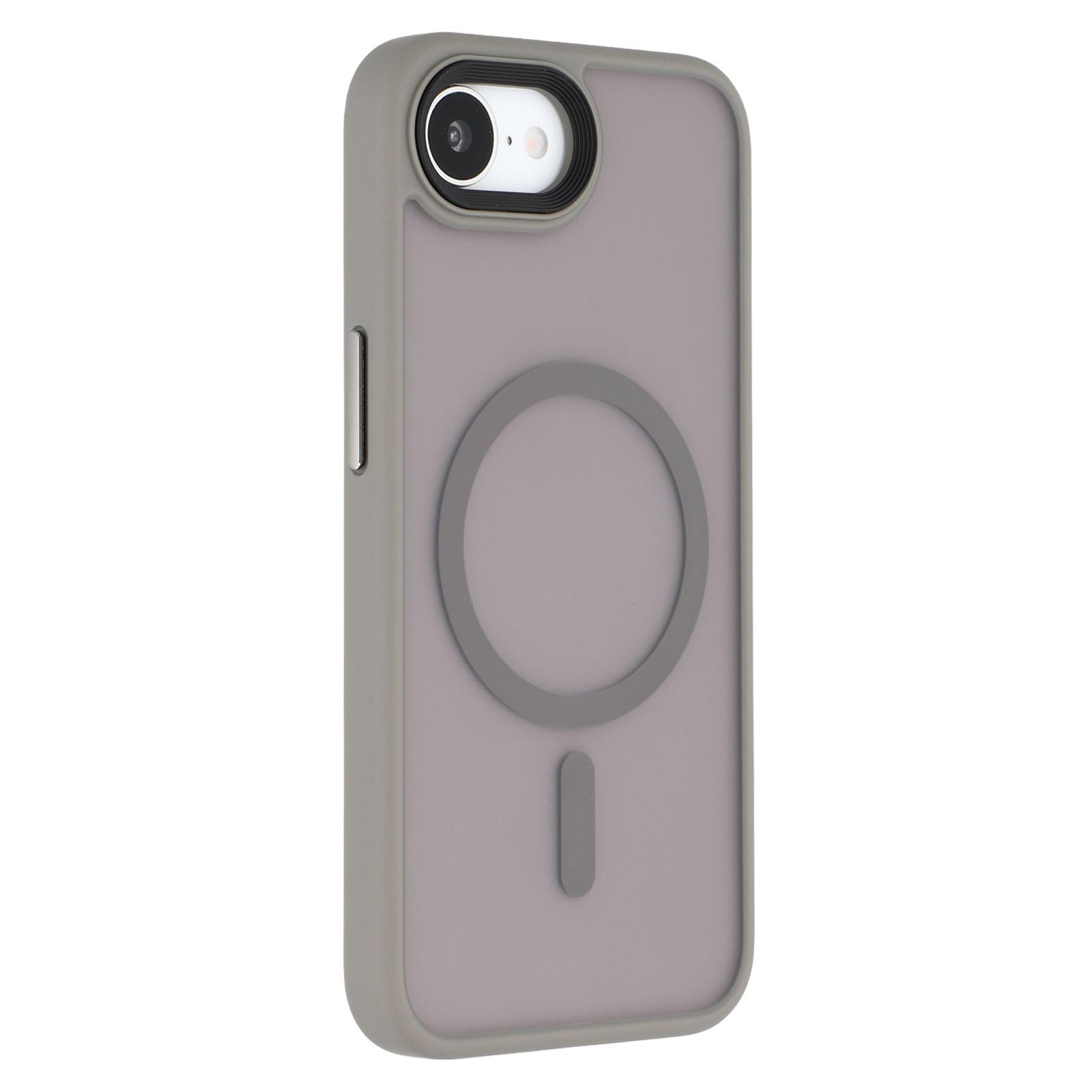 

Чохол для iPhone 16e, сумісний з MagSafe, TPU+PC, з гумованим покриттям, чохол для телефону Grey