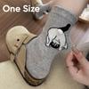 Small Ball 3D Cat Socks Soft Cotton Socks Cute Creative Mid Calf Socks  Daily Wear