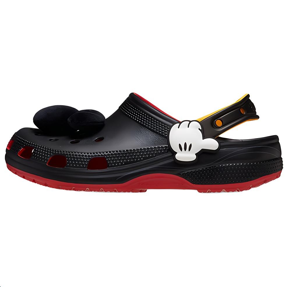 (WMNS) Crocs x Mickey Mouse Classic Clogs Black Red Women s 209895-8C1 EU 34-35