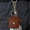 Portable Leather Ring Jewelry Pouch Faux Mini Wallet Lightweight Coin Holder Key Ring  Storage