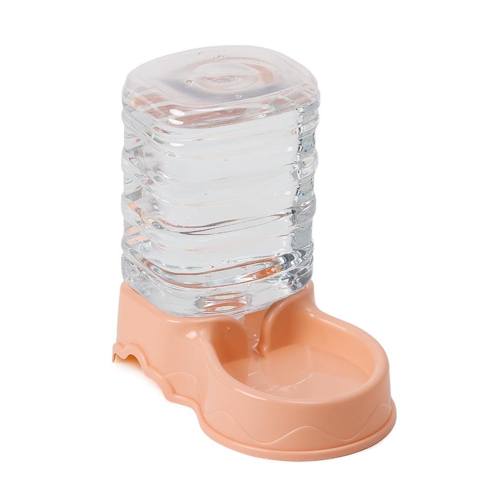 

Cat Feeding For Dog Water Drinking Pet Feeder Drinking Bowl Corner Dog Bowl Dog Food Dispenser pink-Waterer
