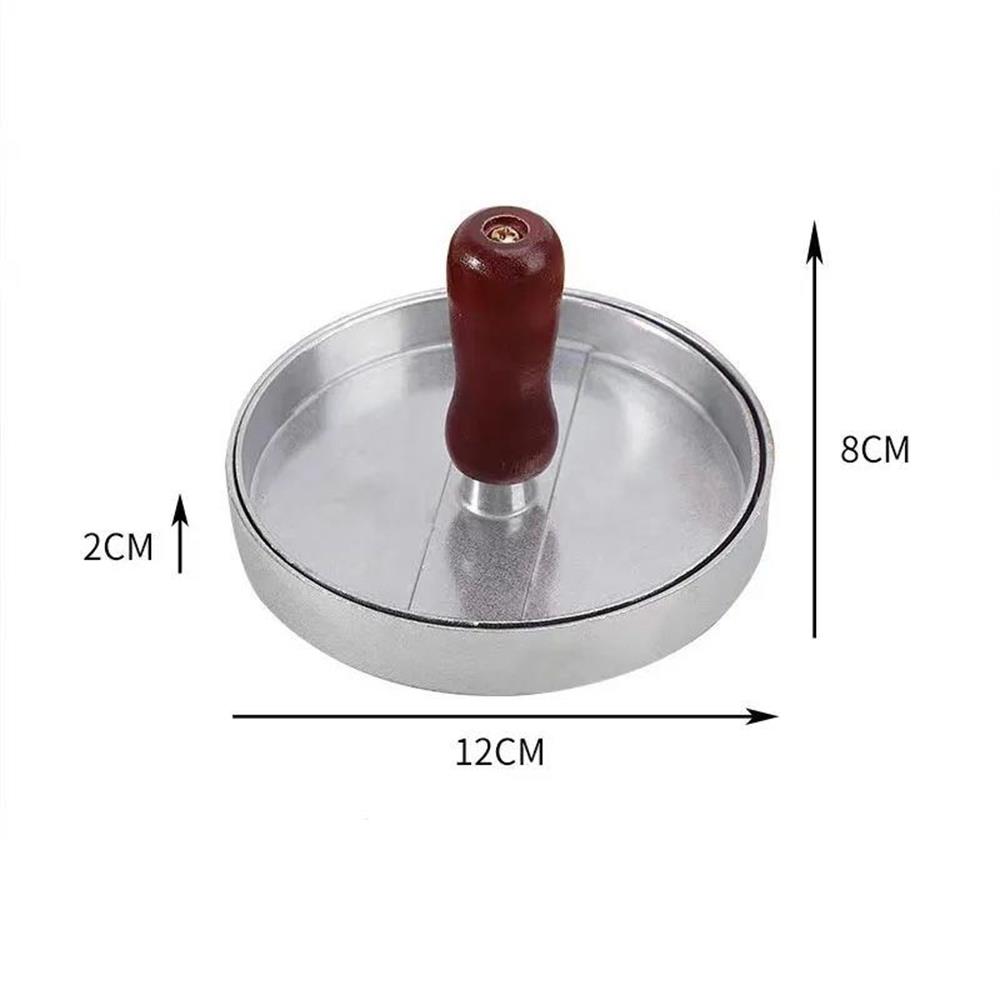 Hamburger Patty Machine Home Kitchen Burger Meat Press Making Round Patty Press Mold Creative Breakfast Patty Maker Aluminum Bur