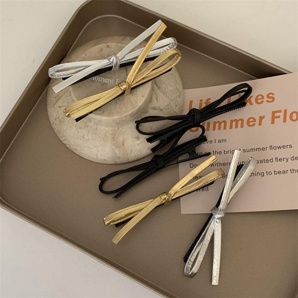 

Bow Hair Clips Y2k Style Hair Accessories Creative Side Bangs Hair Clip Women