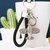 Cute Mini Airplane Keychain With Sparkling Rhinestones Perfect For All Occasions