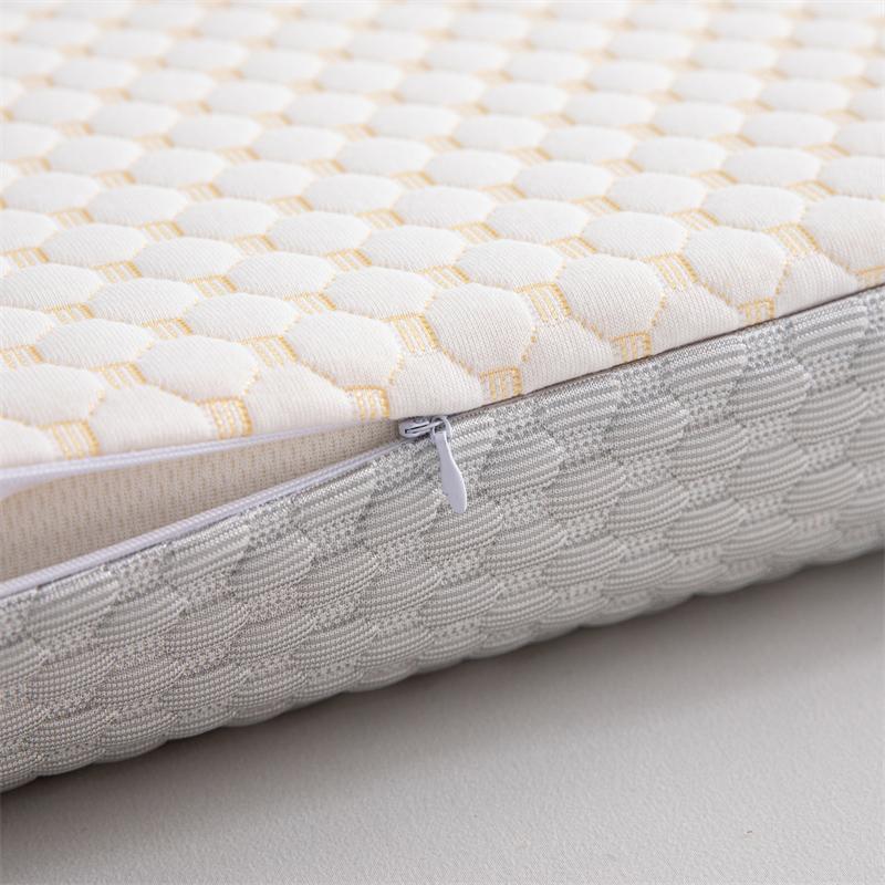 Yongyouwan Summer Cool Bean Latex Pillow, High and Low Hyperbolic Neck Protection, Not Easy to Collapse, Student Adult Sleep Pillow Core