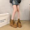 Fashion Fashionable and Versatile Flats Platform Women Ankle Boots Shoes Woman Winter 2025 Fashion Running Walking Comfort Boots