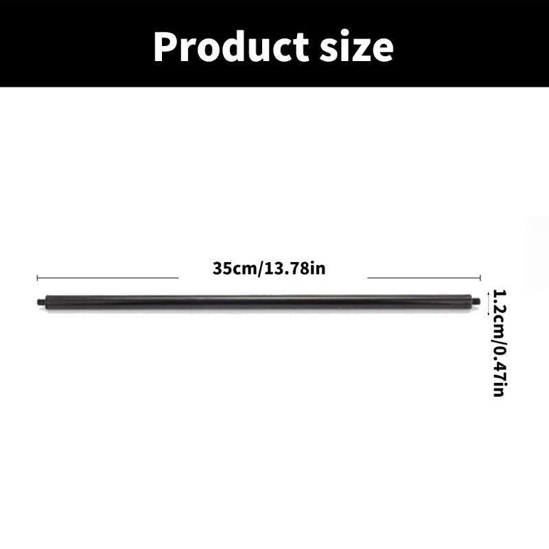 Aluminum Camera Extension Rod with Double 1/4Inch Male Threads for DSLR, Action Cameras