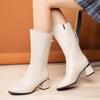 New Style Shoes: Thick Heels, High Heels, Versatile Long Boots, Knee-high Boots, Women's Shoes