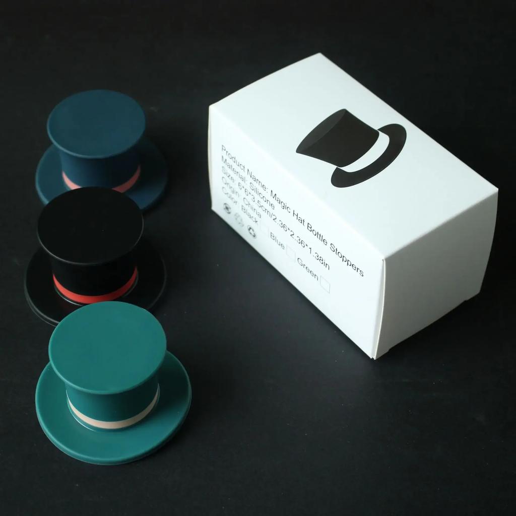 Magic Hat Weinflaschenverschluss, Dichtung, Korkabdeckung, Silikon, Weinflaschenverschluss, Küchenutensilien