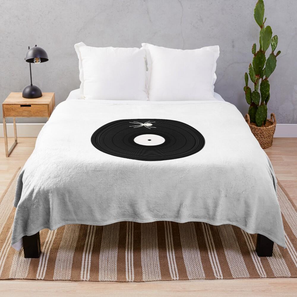 Vinyl Record Collector Throw Blanket