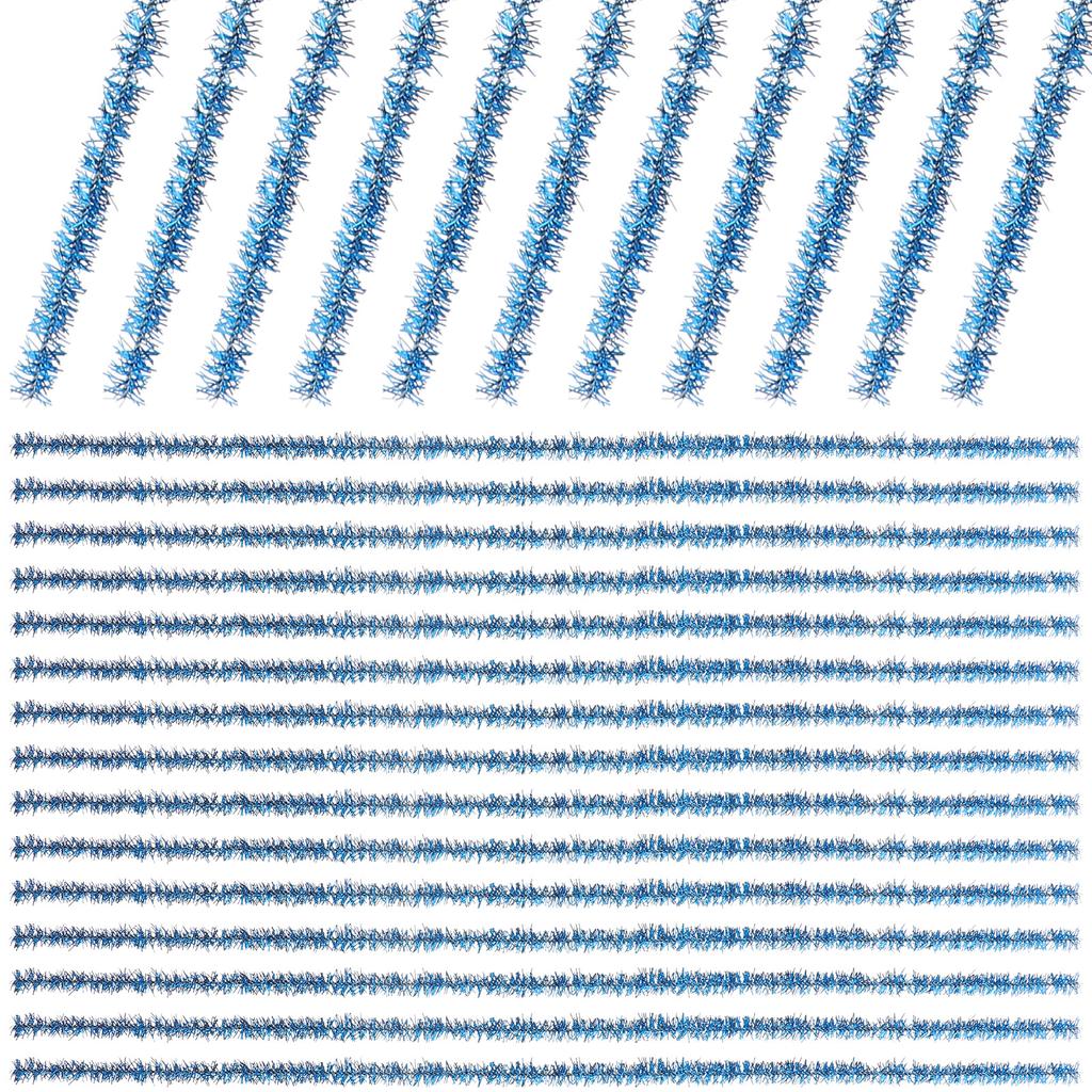 100Pcs Glitter Twisted Stems DIY Craft Material 30Cm Length Creative Gift Party Favors Christmas Decoration for Kids Imagination