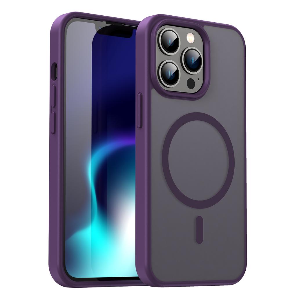 iPhone 16 Pro Magsafe Phone Case,Translucent Matte Shockproof Magnetic Phone Cover for iPhone 16 Pro