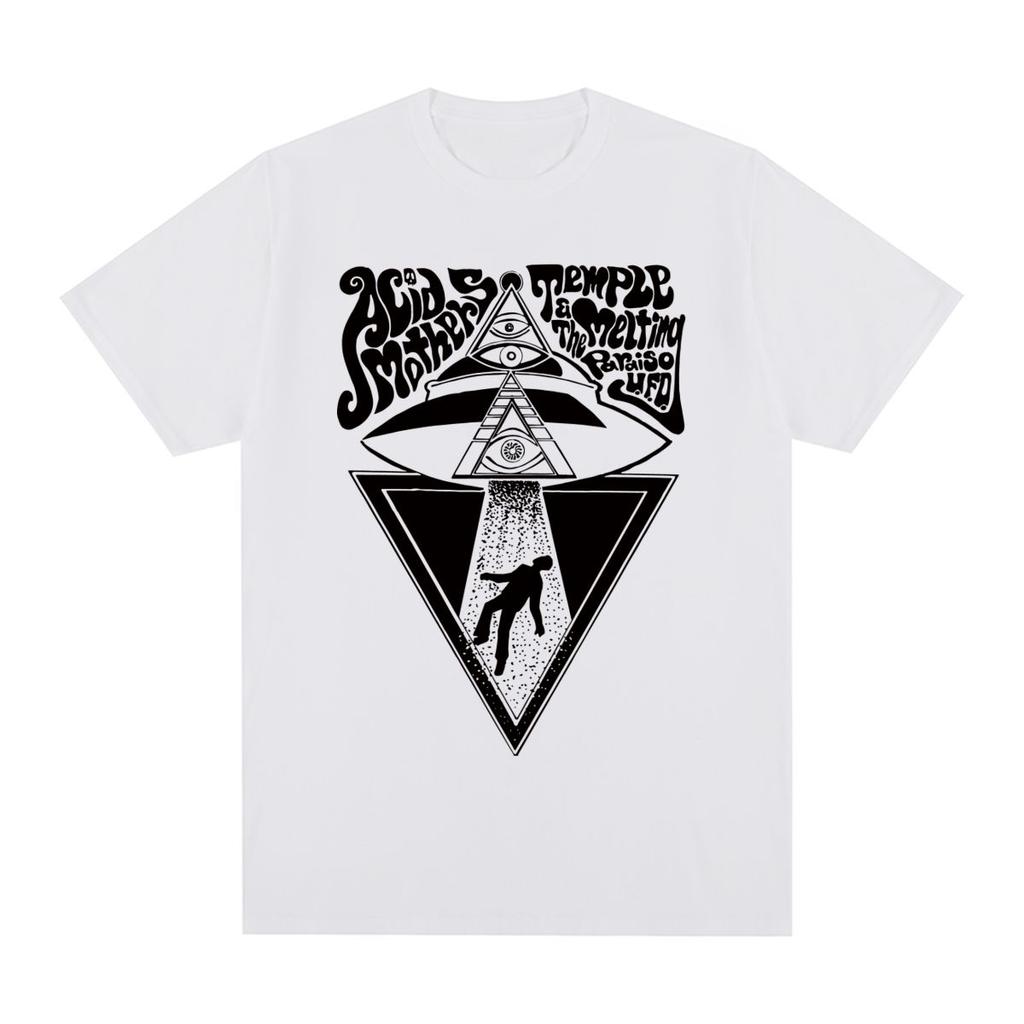 Acid Mothers Temple Vintage T-shirt BOREDOMS Japanoise U.F.O. Bomull Herr T-shirt Ny T-shirt Damtoppar