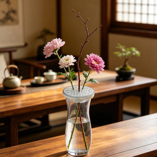 1/2/3Pcs Silicone Flower Arranger Grid DIY Flower Arrangement Holder Reusable Flexible Vase Floral Stem Holder Flower Arranging Tool