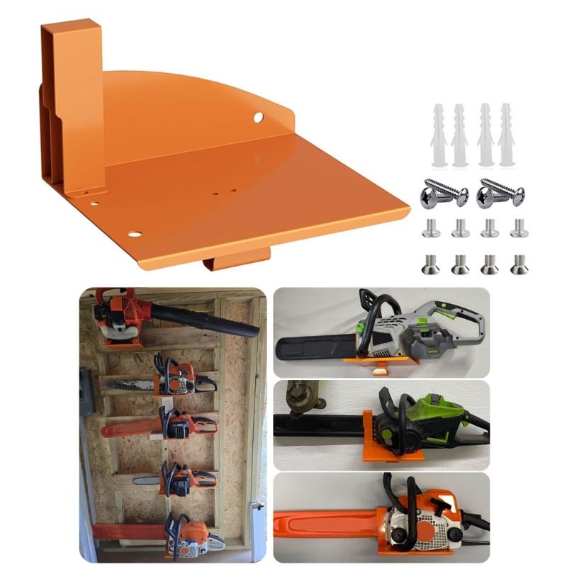 Chainsaw Shelf Stand Holder Garage Storage Wall Organizer Chainsaw Wall Mount Hanger For MS250 MS251 MS170 MS171 MS172