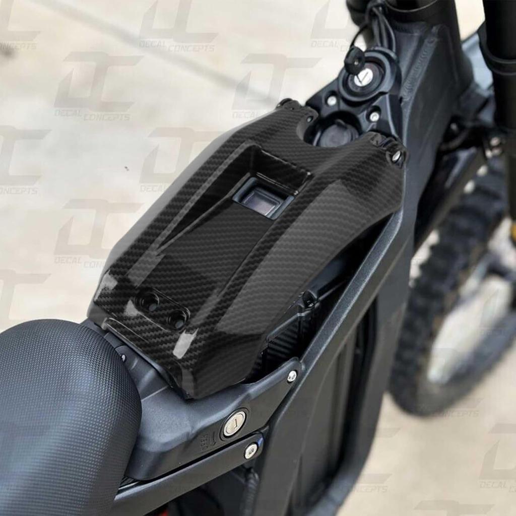 PACEWALKER Sur Ron Battery Cover Motorcycle Carbon Fiber Pattern Battery Guards Wrap For Surron Sur Ron Light Bee S/X Segway Electric Dirt Bike