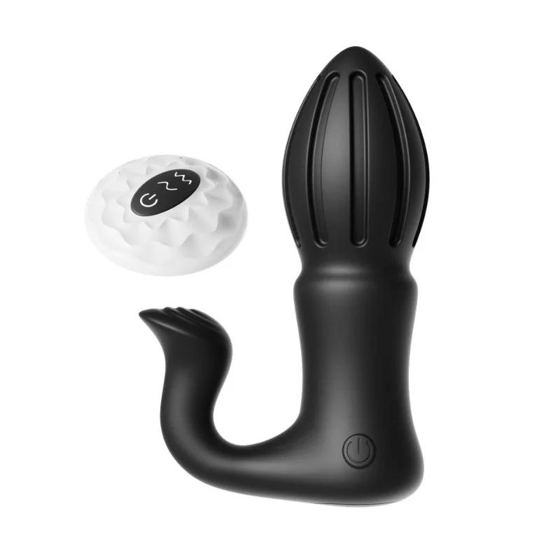 Wireless Remote Anal Plug Vibrator Men's Prostate Massager Insertion Dildo Female Masturbator Gay Stimulator Adult Products