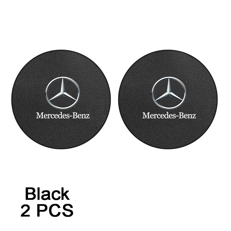 

Car round cup mat,non-slip and wear-resistant,car accessories,for Mercedes-Benz C180 C200 C260 C300 W108 W124 W126 W140 W168 W16 чёрный