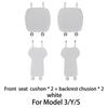 OULEX Car Seat Cover Cushion For Tesla Model 3/Model Y 2019-2025 Ice Silk Seat Cover breathable seat car Interior accessories