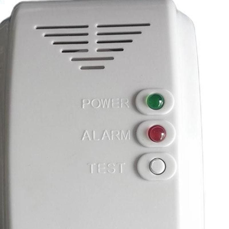 Small Gas Leak Detector Alarm Natural Gas Alarm Wall Mounted for Propane Natural Gas In RVs Boats Home Safety