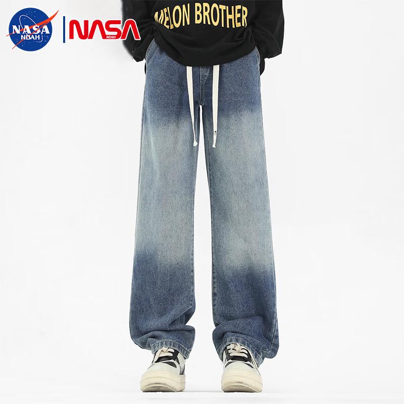 

NASA NOAH Men s High Street Casual Straight Jeans 3XL