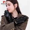 Pierre Cardin Women's Goatskin Touchscreen Winter Gloves