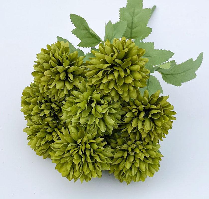 42см Имитация Гортензии Камелии Искусственный Зеленый Растение Букет Свадебный Букет Сделай Сам Дом Свадьба Украшение Центра Стола