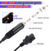 Power Cable 3 Pin Plug with Cigarete Ligthe Male Plug for Car Instant Pot Electric Pressure Cookers Universal