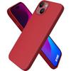 Protective Case - Silicone - iPhone 15 Plus - Red - Slim - Shockproof Anti-Scratch