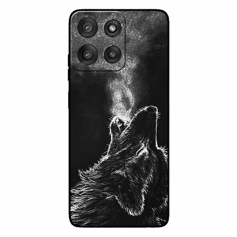 For Motorola Moto G56 G86 Case Fashion Protective Silicone Back Cover For Moto G86 5G TPU Back Phone Capa MotoG56 5G Wolf Funda