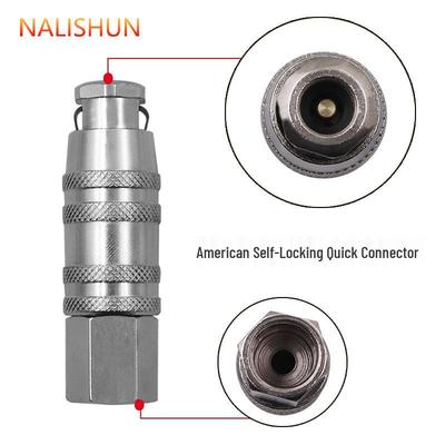 Adaptador de Manguera para Compresor de Aire Neumático de Bloqueo Automático Estilo Americano