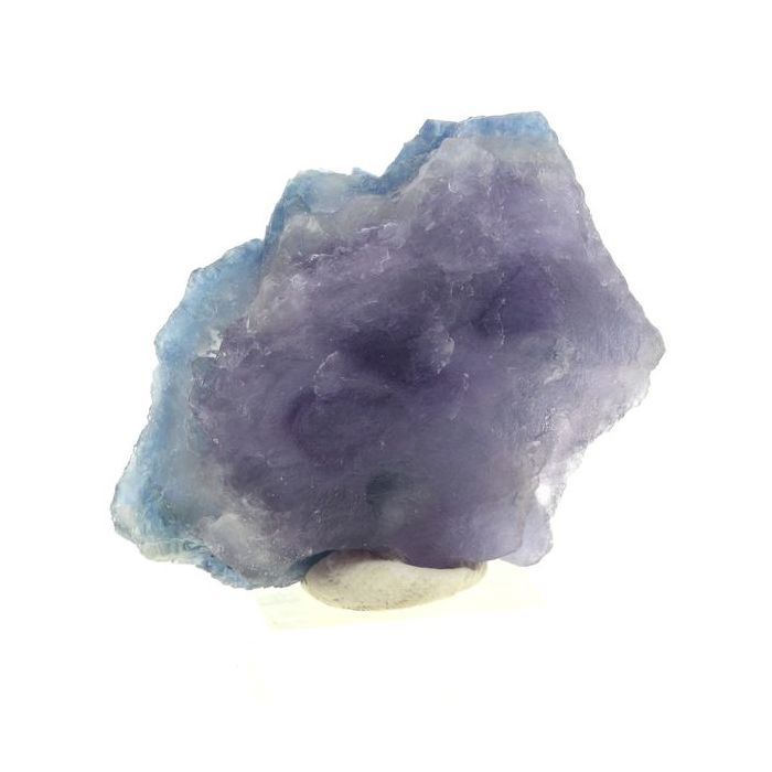Pierres et Minéraux. Fluorite Bleue. 163.4 ct. Fontsante Mine, Var, France. Rare.
